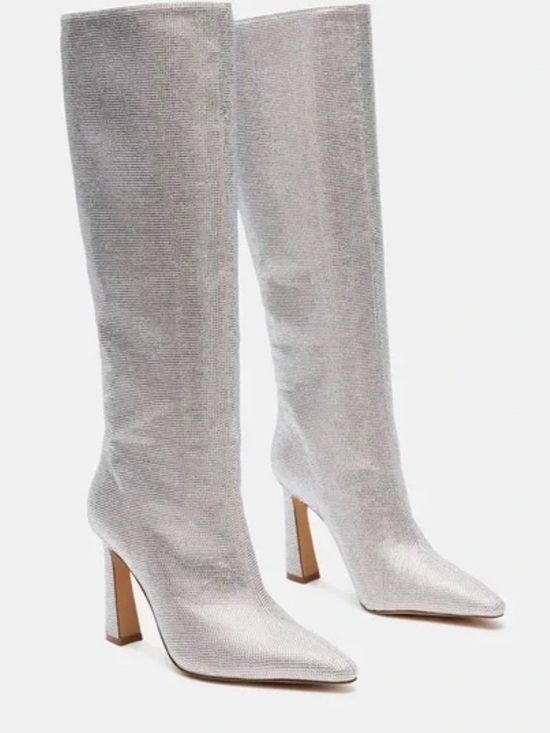 Steve Madden Shoes - Steve Madden Shayna Rhinestones Knee High Boots